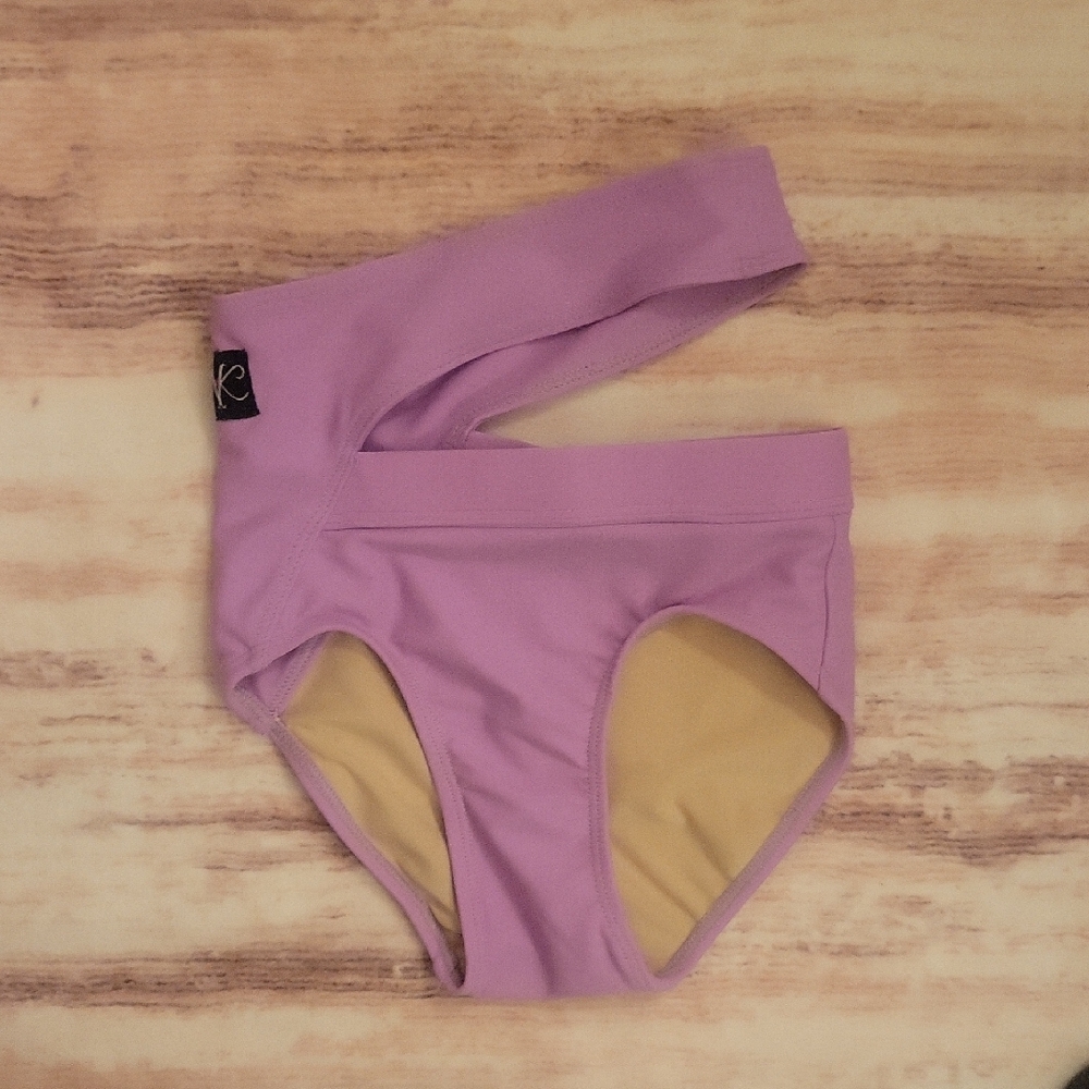 Lavender High-Waisted Bikini Bottoms